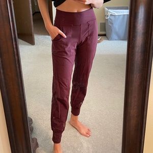 Lululemon Maroon Align Joggers
